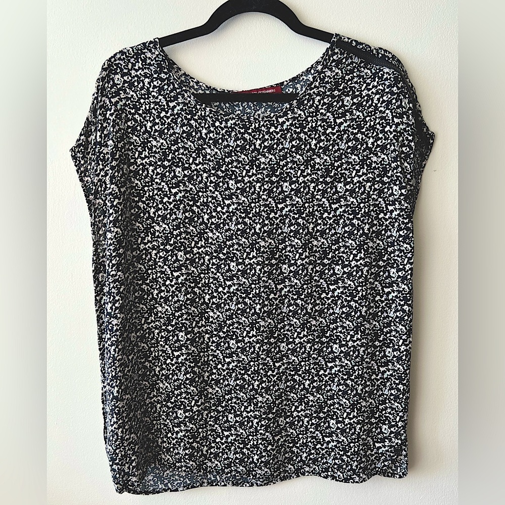 Comptoir des Cotonniers Dark Florals Blouse